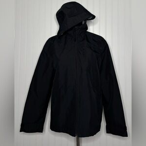 Gap Vintage Hoodie Jacket Coat Zip Up Lightweight Black Women’s Size Large Y2K